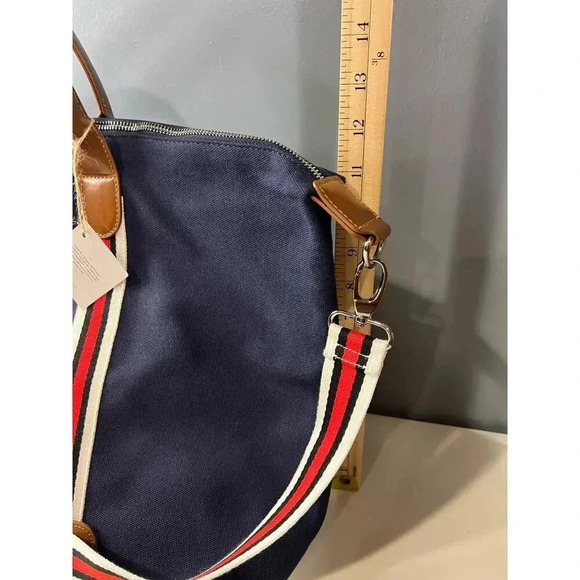 NWT Brouk & Co Original Duffel Bag in Navy Blue - Picture 9 of 14